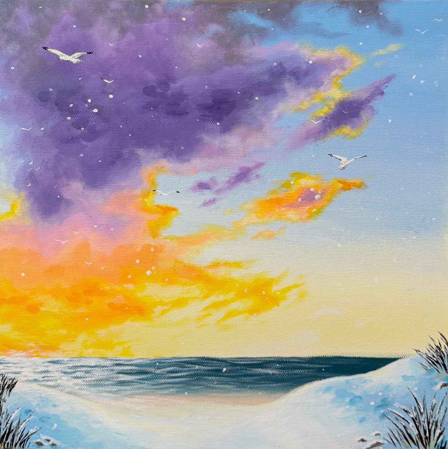 Snow on the Beach
