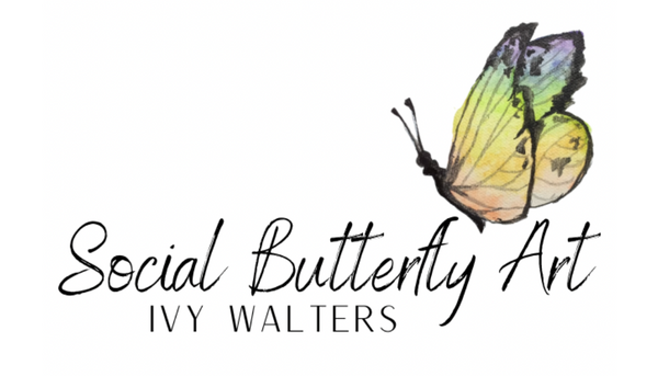 Social Butterfly Art